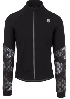 AGU Soft Shell Jacket Hexa Camo Black/Iron Grey