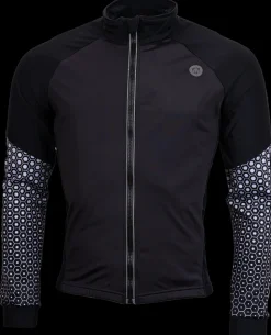 AGU Thermo schaatsjack zwart/wit