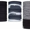 Avento colsjaal set van 3 zwart/wit