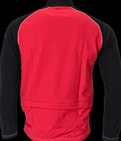 Avento schaatsjack windstopper zwart/rood