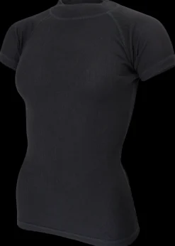 Avento Thermoshirt Dames Zwart (korte mouw) 720