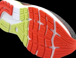 Brooks Ghost 16 [Wide 2E] black/ mandarin red/ green