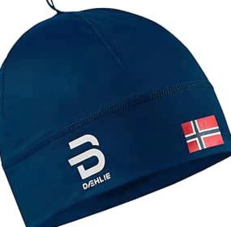 Daehlie muts met Noorse vlag blauw