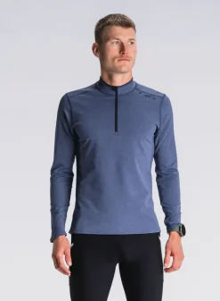 Fusion mens C3 zip neck night blue