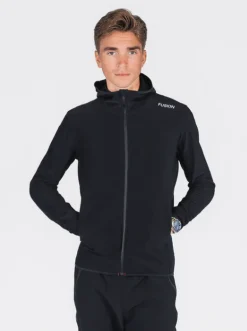 Fusion mens recharge hoodie black