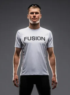 Fusion mens Tempo! t-shirt white brand
