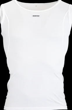 Hunter Mouwloos Mesh White Dames