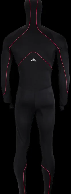 Hunter speedpak thermo zonder cap zwart/piping rood