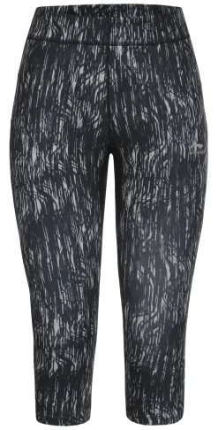 Li-Ning Sanni Capri Print Black Petrol