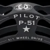 Luigino Pilot P-51 12.8 4x105mm 195mm zwart