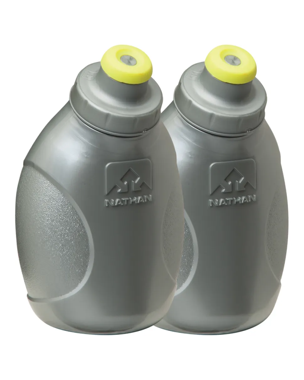Nathan Push Pull Cap Flask 2 Pack