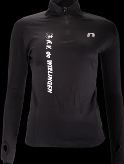 Newline Base shirt lange mouw met kraag en korte rits