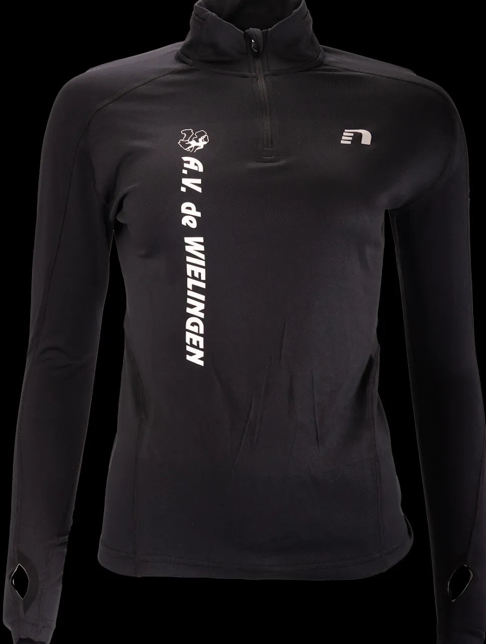 Newline Base wintershirt lange mouw dames met rits/kraag