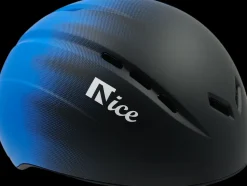 Nice schaatshelm zwart/blauw