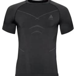 Odlo Heren Shirt Korte mouw/ Crew Neck Evolution warm, Zwart