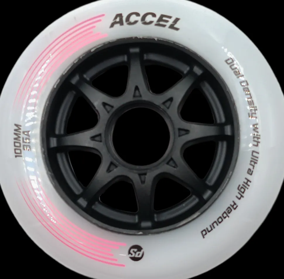 Powerslide Accel 100mm roze
