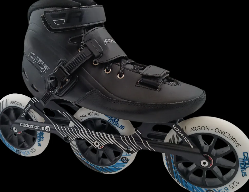 Powerslide R4 met cadomotus 3x125mm