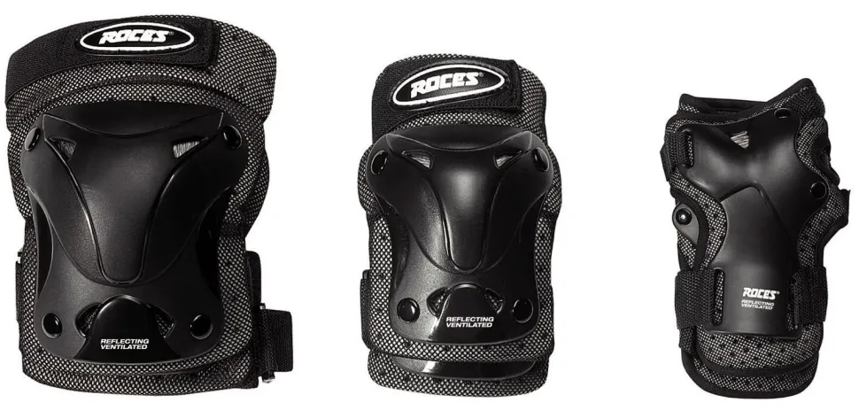 Roces Junior Ventilated 3-pack black