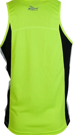 Rogelli Prato Fluo geel/Zwart Singlet