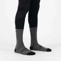 Rogelli wintersok merino wol grijs