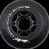 Salomon Freeskate zwart 76mm