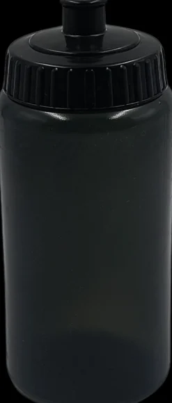 transparant zwarte bidon 500ml