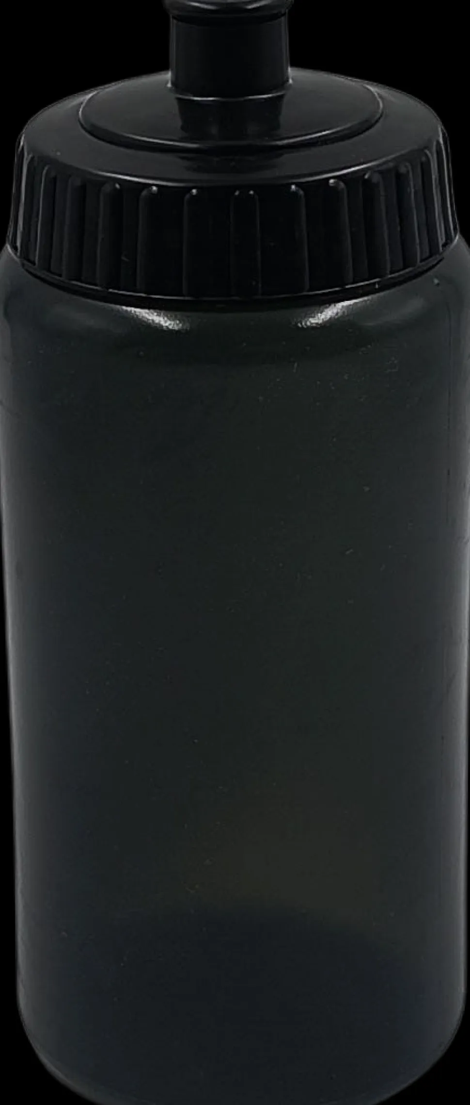 transparant zwarte bidon 500ml