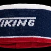 Viking hoofdband-muts blauw/rood/wit